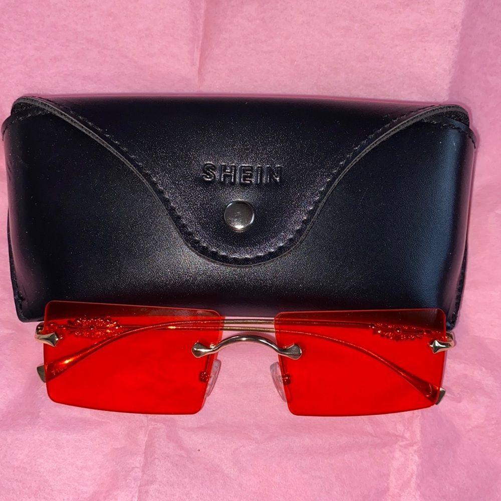Red sunglasses